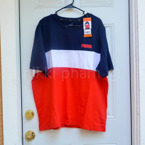 Puma Other - PUMA Men’s Double Down Tee in color block blue